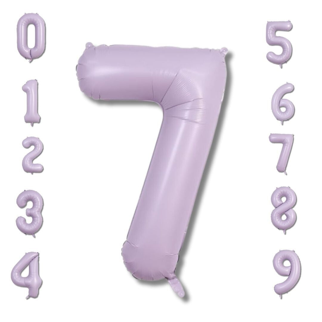 40-Inch Purple Number Balloon – Large Foil Balloon for Birthdays, Anniversaries