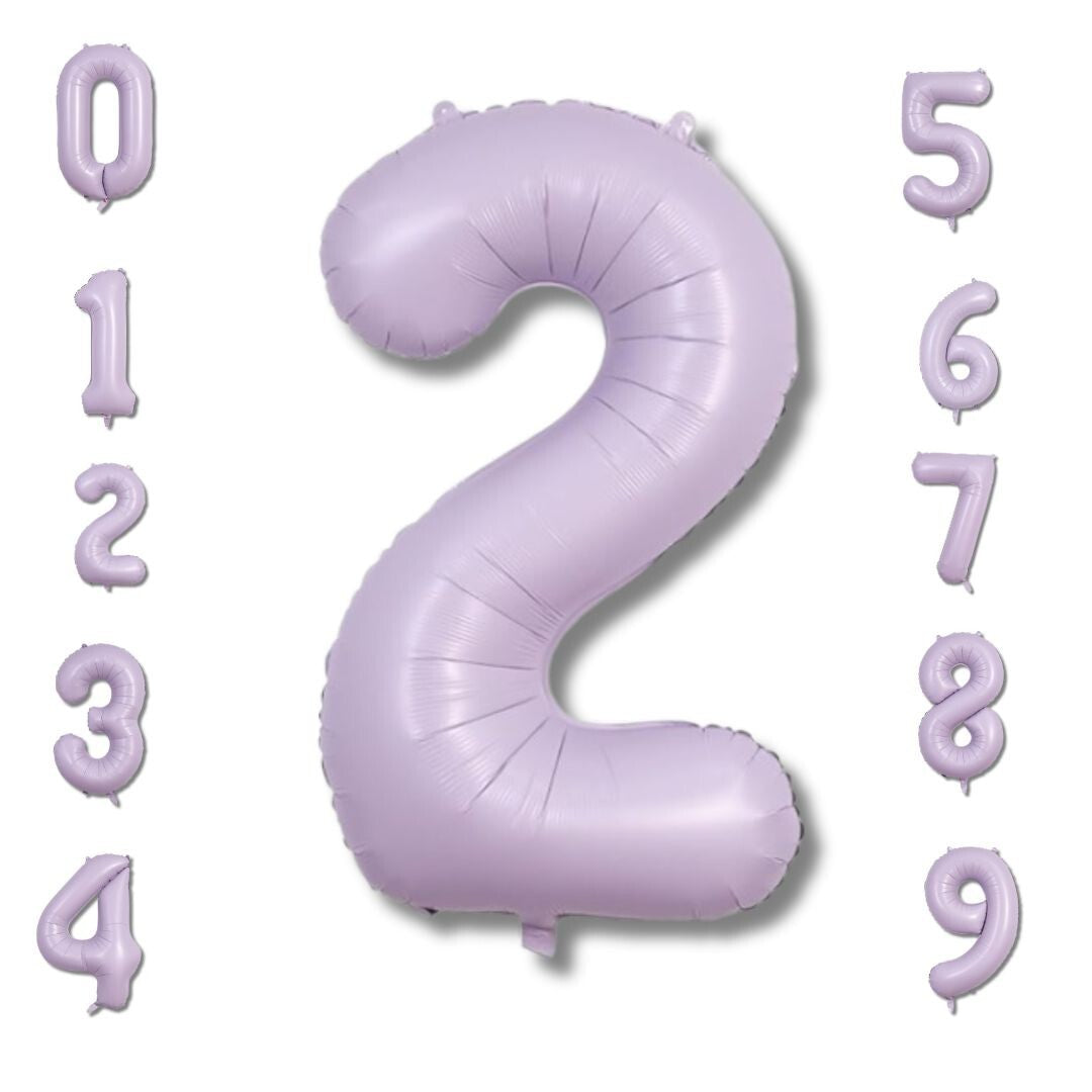 40-Inch Purple Number Balloon – Large Foil Balloon for Birthdays, Anniversaries