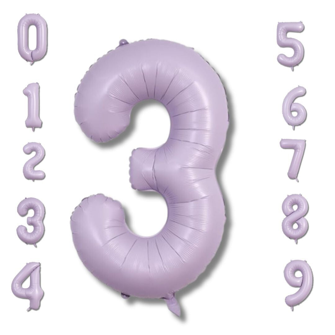 40-Inch Purple Number Balloon – Large Foil Balloon for Birthdays, Anniversaries