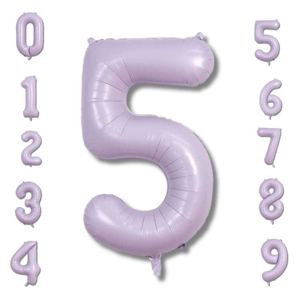 40-Inch Purple Number Balloon – Large Foil Balloon for Birthdays, Anniversaries