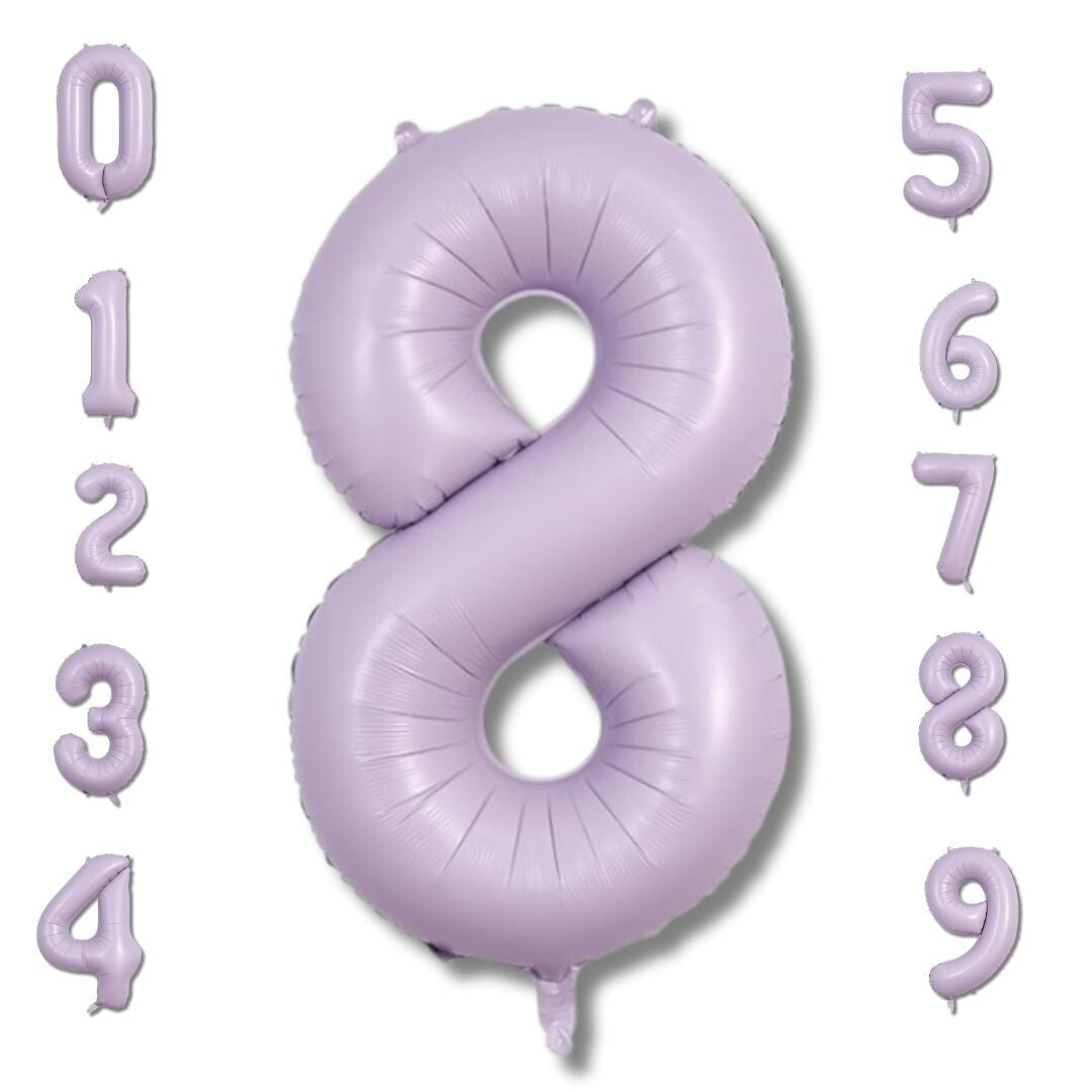 40-Inch Purple Number Balloon – Large Foil Balloon for Birthdays, Anniversaries