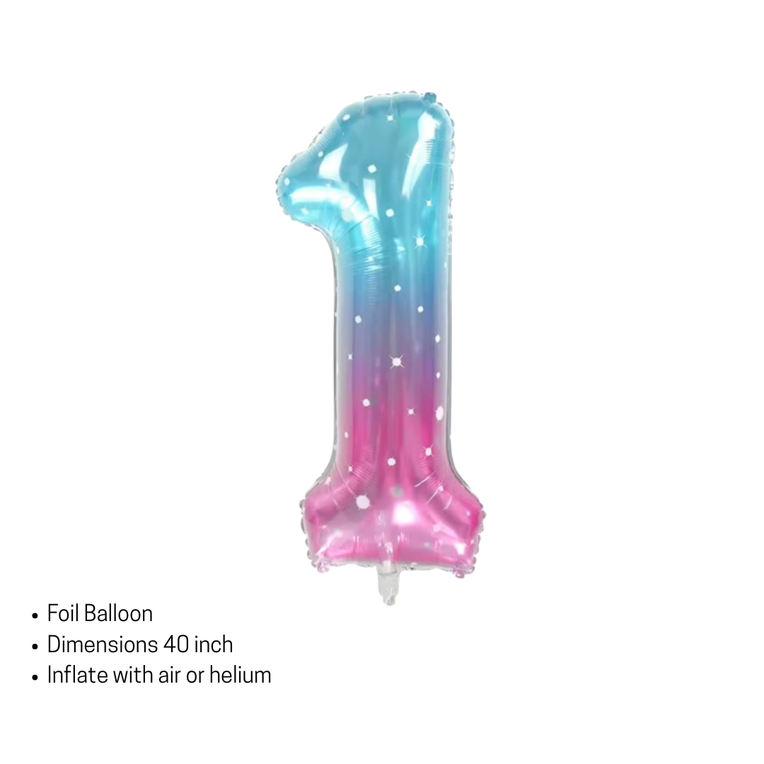 40" Clear Jellyfish Balloon Set with Foil Shells & Mermaid Tail – Party Decor