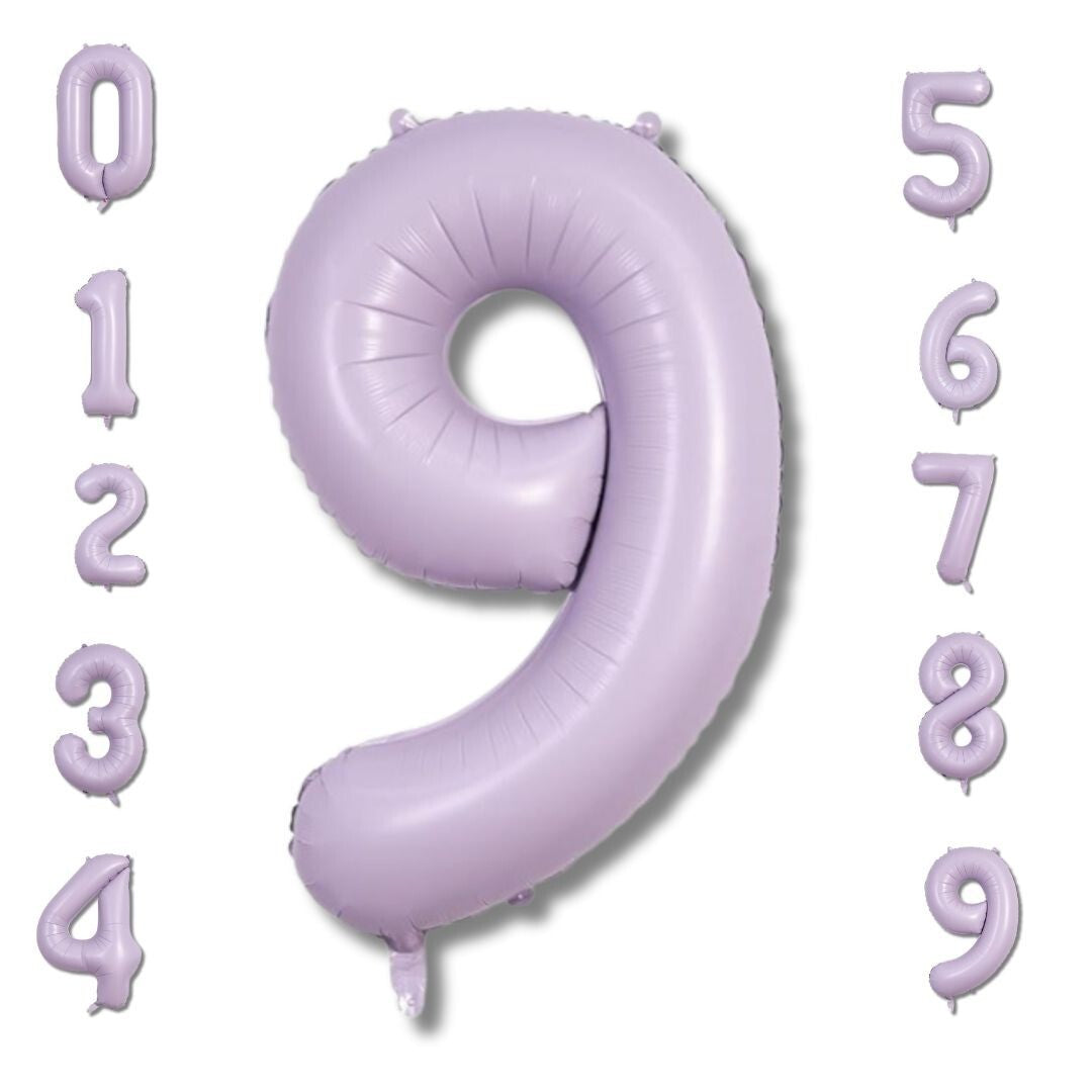 40-Inch Purple Number Balloon – Large Foil Balloon for Birthdays, Anniversaries