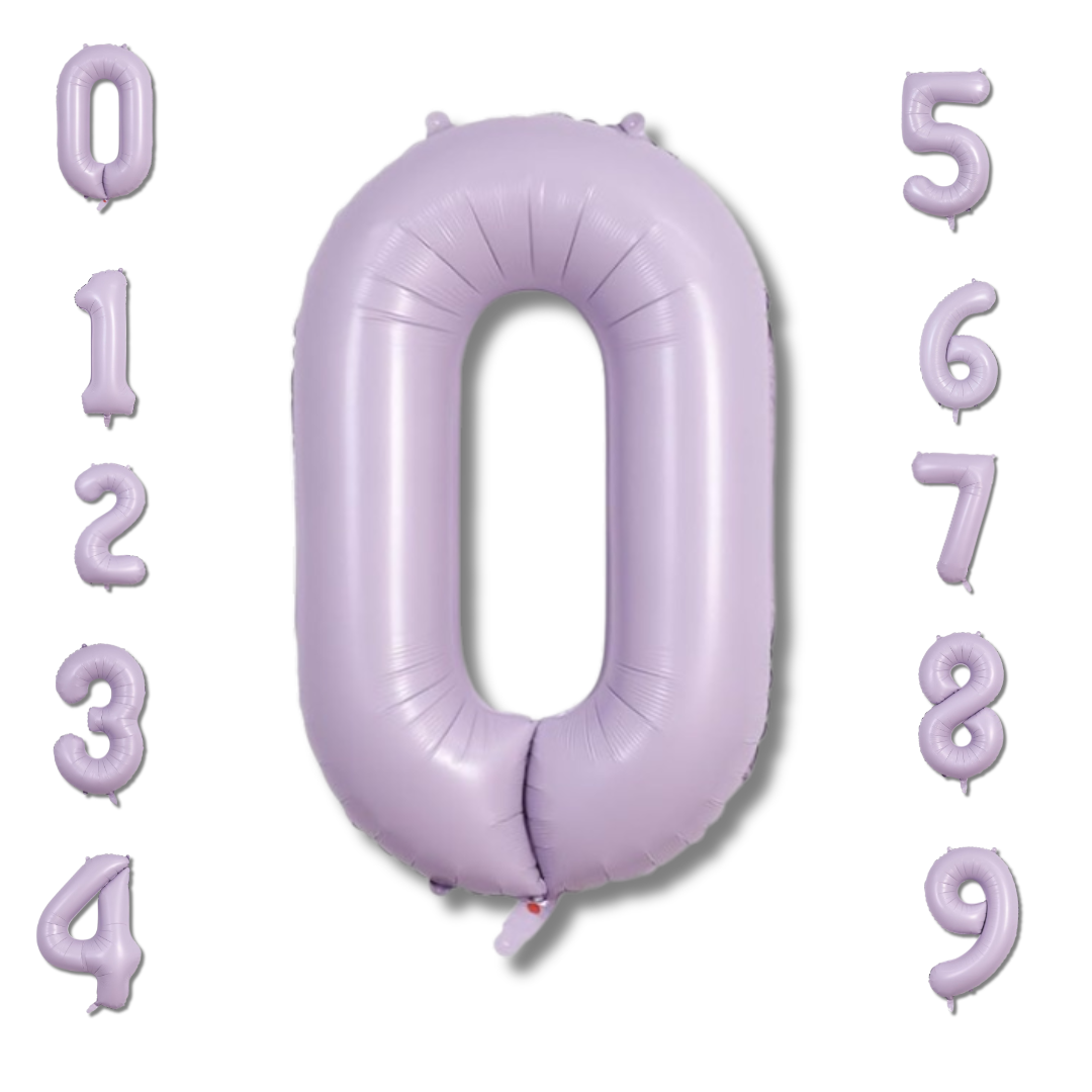 40-Inch Purple Number Balloon – Large Foil Balloon for Birthdays, Anniversaries