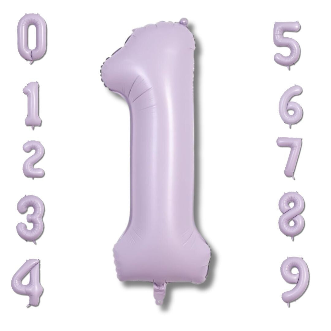 40-Inch Purple Number Balloon – Large Foil Balloon for Birthdays, Anniversaries