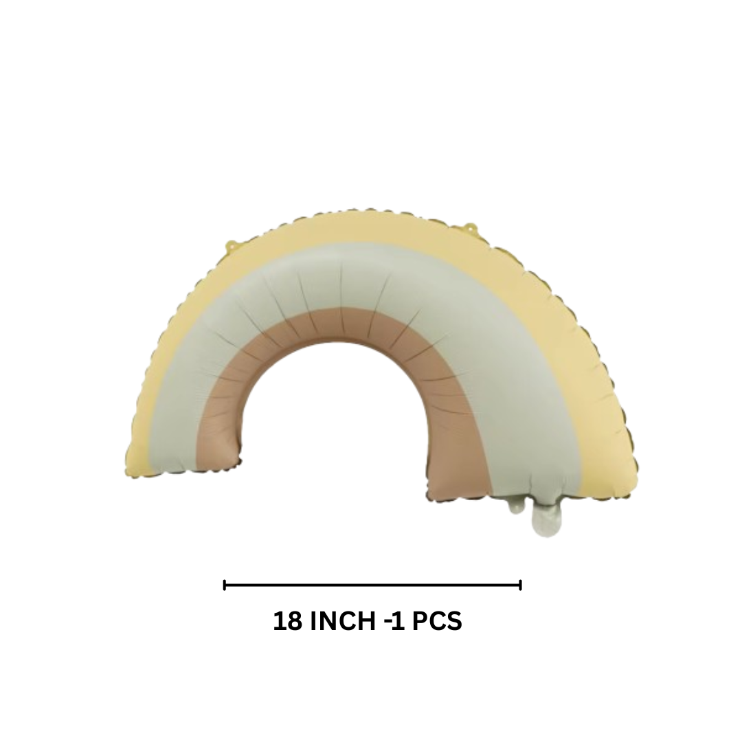 40" Giraffe Number 1 Balloon Set Safari Jungle 1st Birthday Decor Brown & Beige