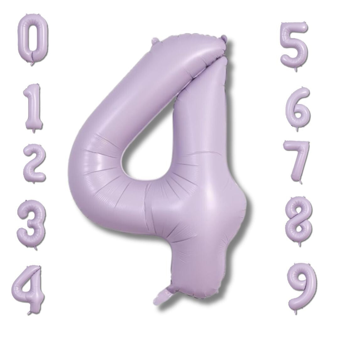 40-Inch Purple Number Balloon – Large Foil Balloon for Birthdays, Anniversaries