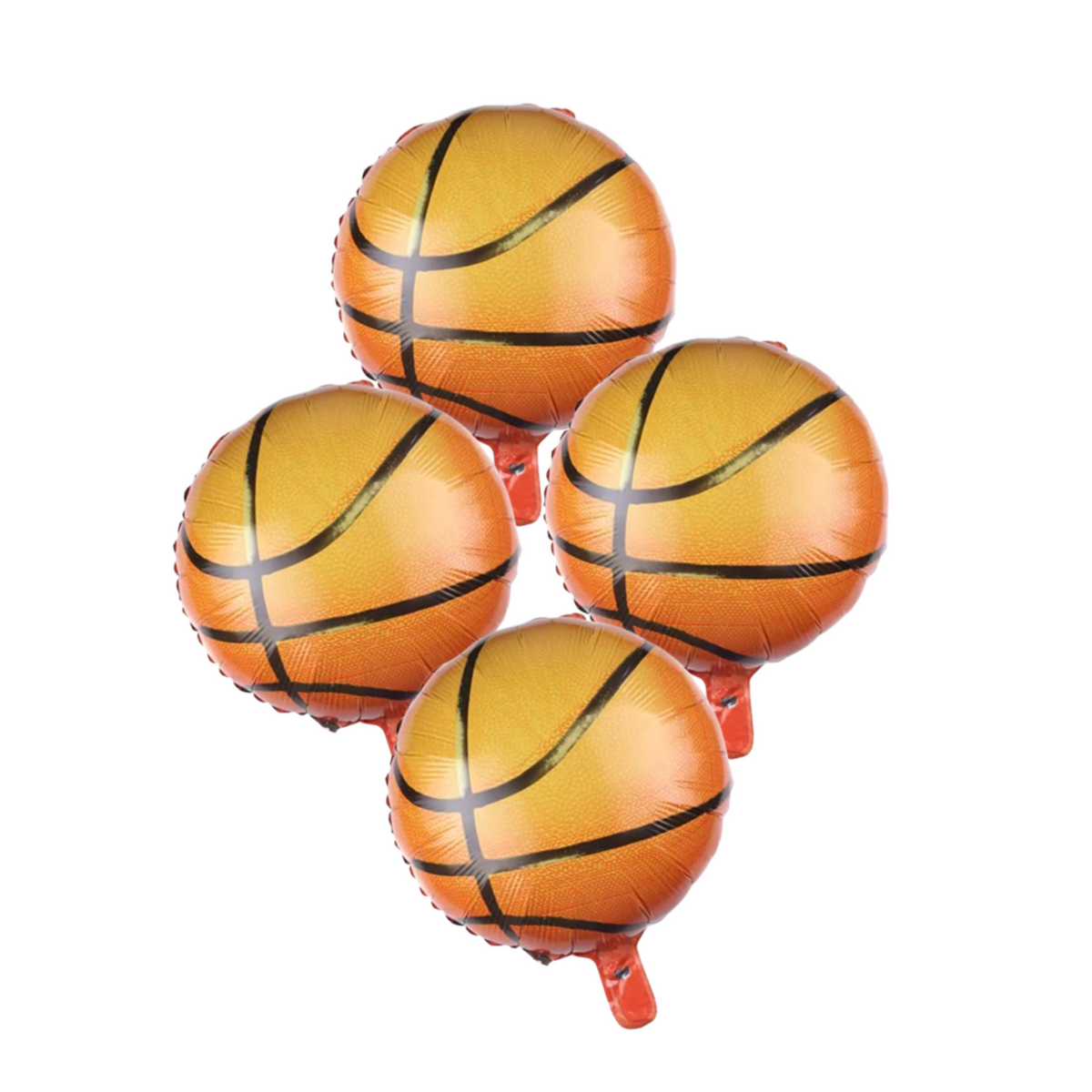 4 PCS 18" Basketball Foil Balloon Birthday Party Sports Events Decor Helium Air