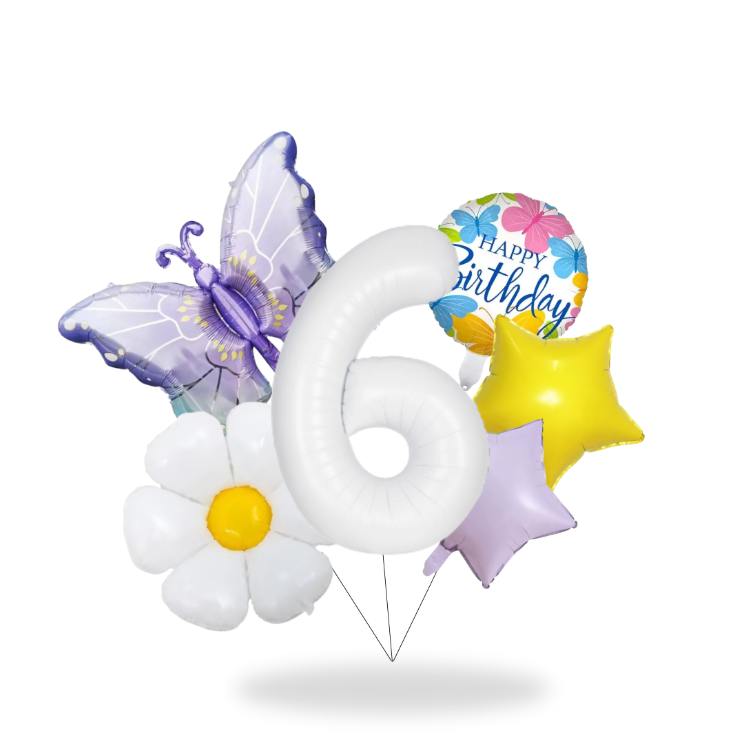 Butterfly Birthday Balloon Set β Pink & Purple Party Decor