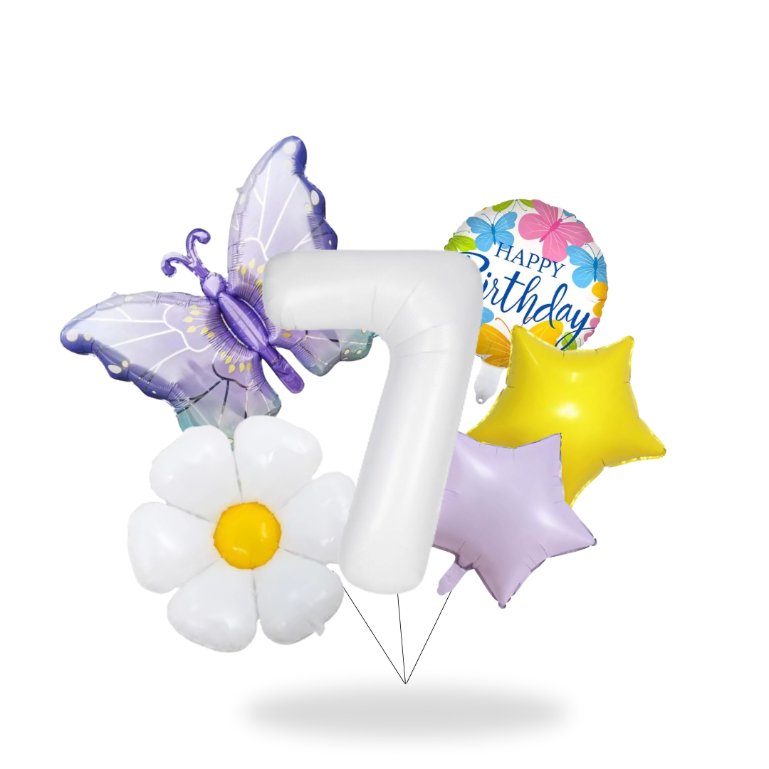 Butterfly Birthday Balloon Set β Pink & Purple Party Decor