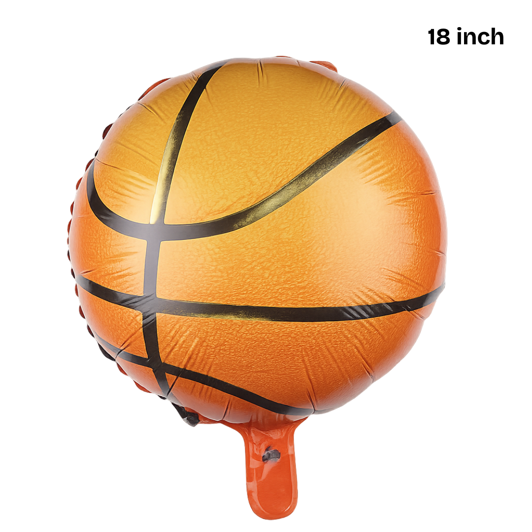 Basketball Foil Balloon β Sports Party Decoration for Kids & Game Days
