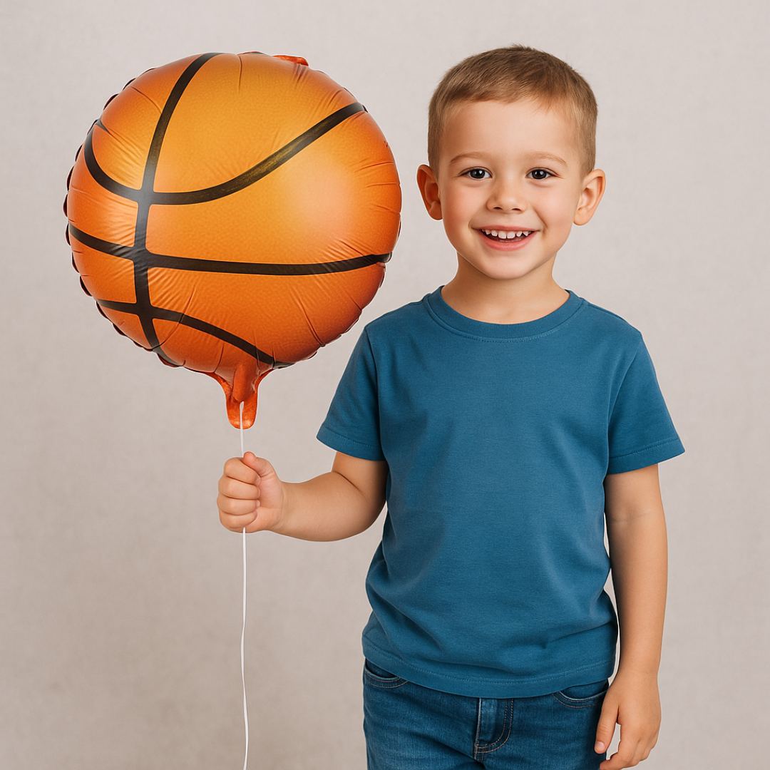 Basketball Foil Balloon β Sports Party Decoration for Kids & Game Days