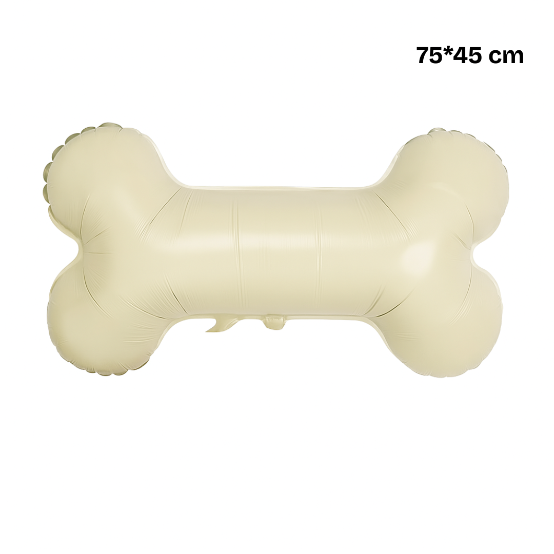 Bone Shaped Foil Balloon – Dog Bone Balloon for Pet Birthday, Puppy Party, Animal Theme Decoration