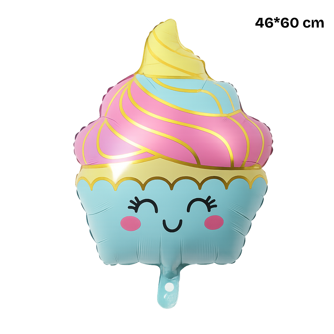 Cake Candy Foil Balloon – Cute Pastel Sweet Theme Party Decoration