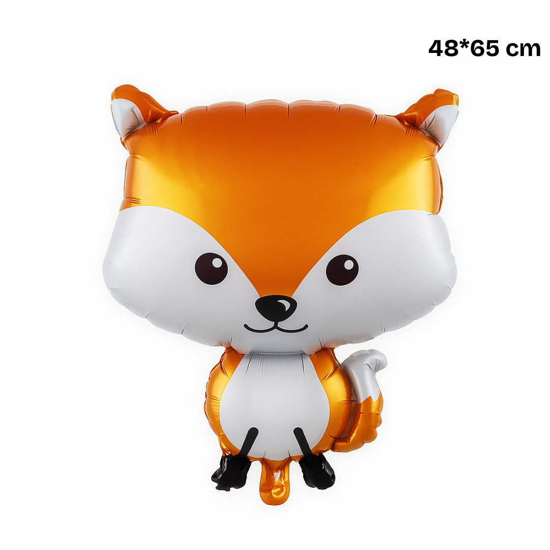 Woodland fox balloon β kids birthday and baby shower decor