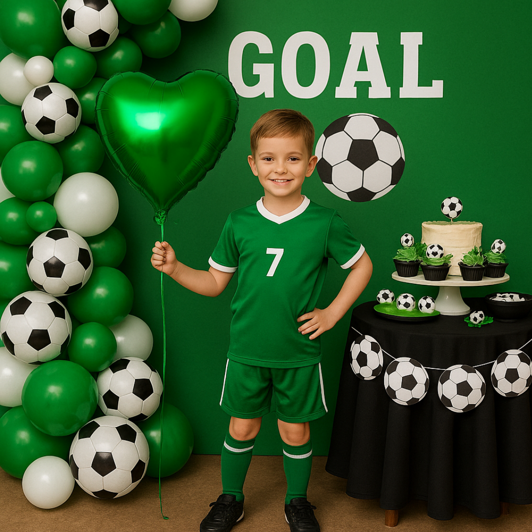 Green Heart Foil Balloon β 18 Inch β Metallic Party Decoration β Helium or Air Fill