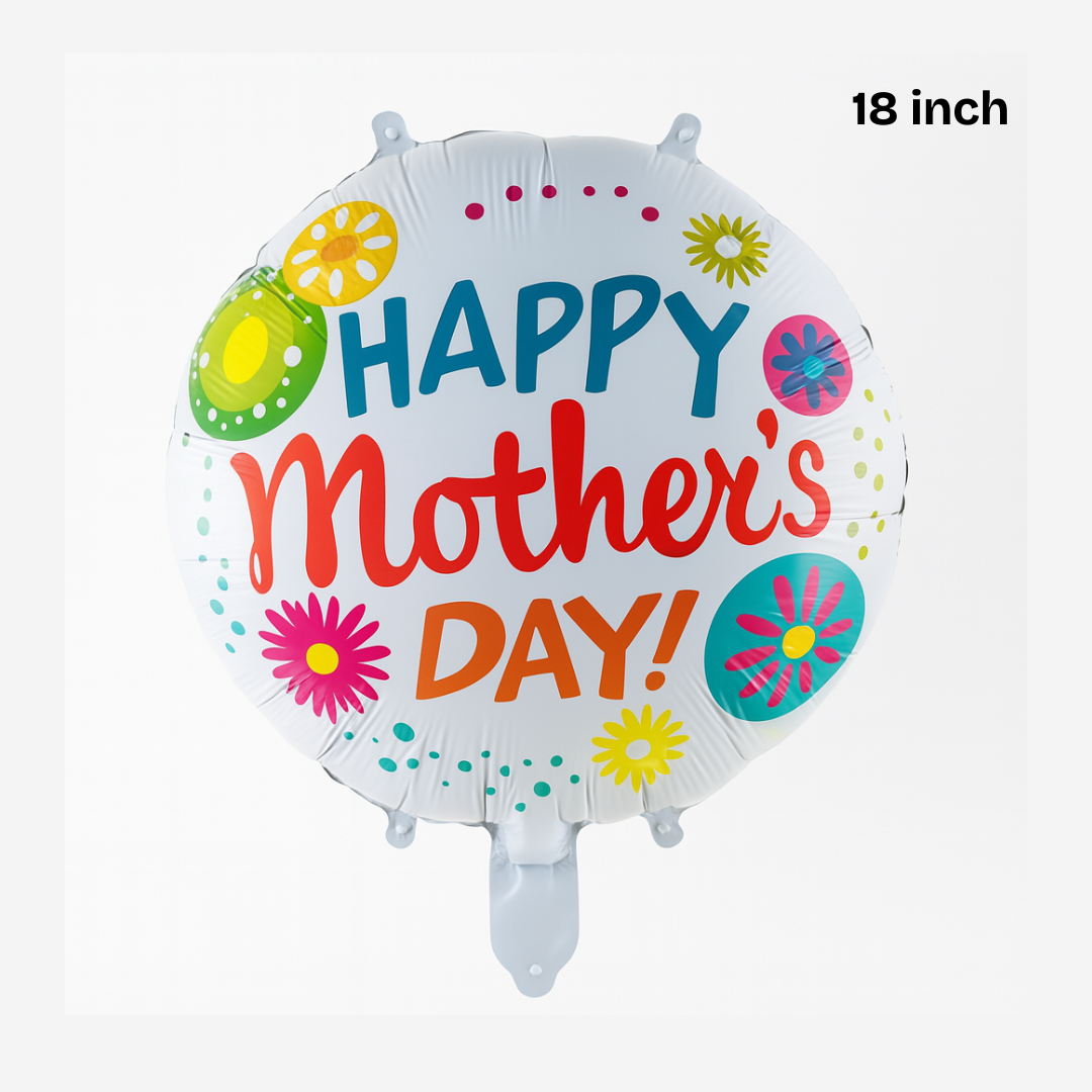 Happy Mother’s Day balloon for Mum – 18 inch round foil