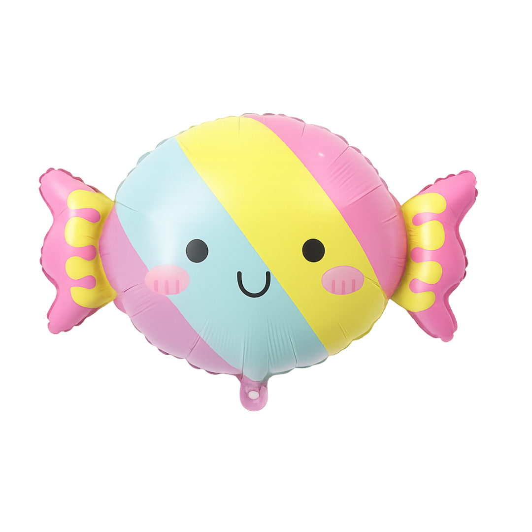 Kawaii Cupcake Balloon – Pastel Ice Cream Foil Balloon for Birthday Parties