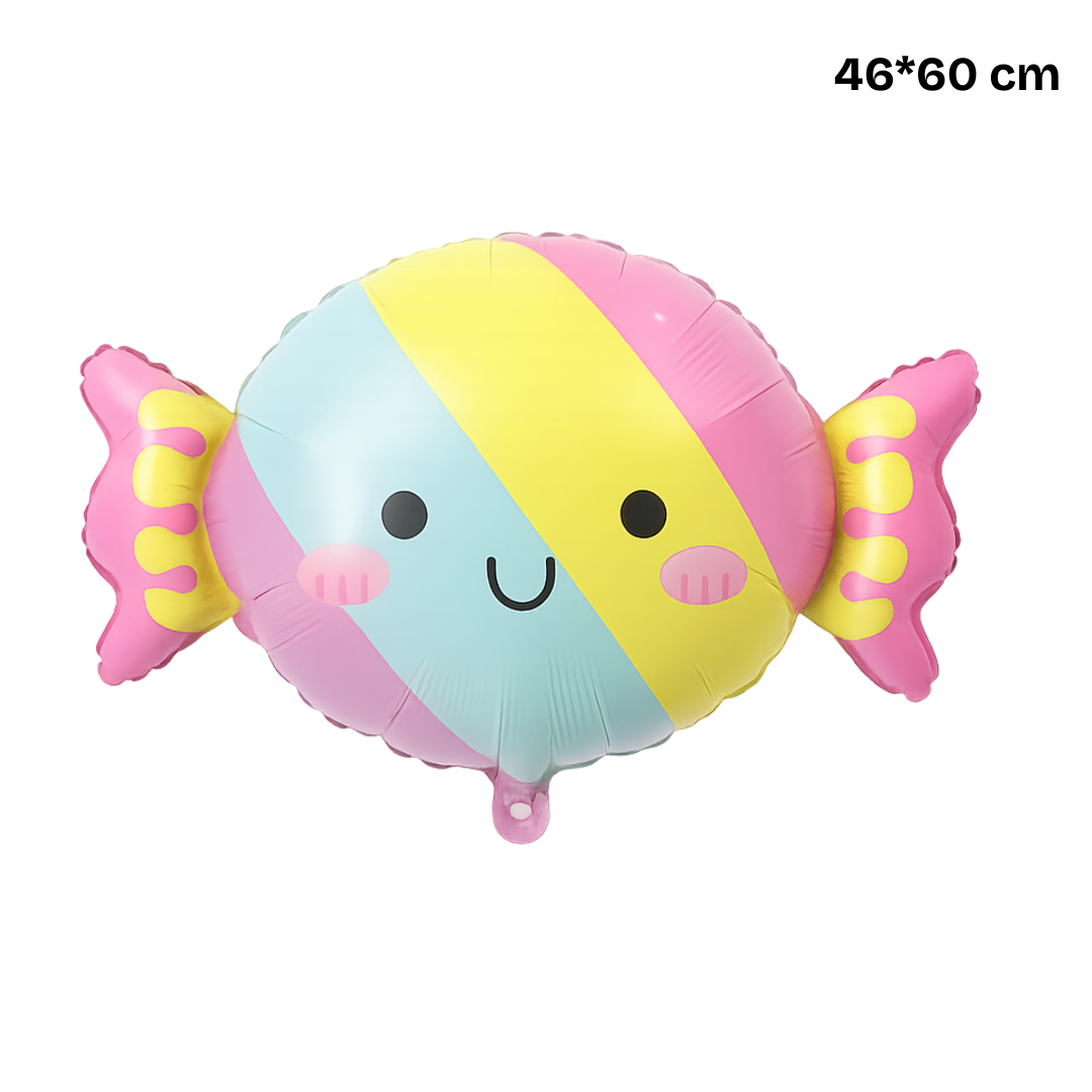Kawaii Cupcake Balloon – Pastel Ice Cream Foil Balloon for Birthday Parties