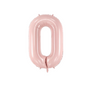 40 inch baby pink number 0 foil balloon for 10th 20th birthday party UK