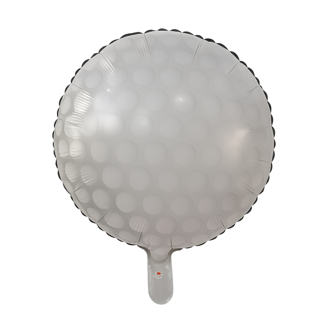 18" Golf Ball Foil Balloon – Round Mylar Party Balloon