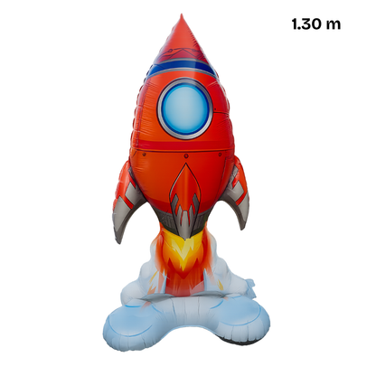 Giant Rocket Foil Balloon – Space Theme Party Decoration