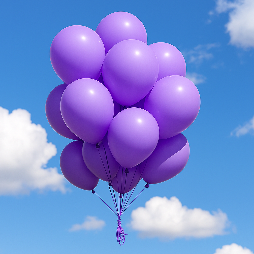 High-quality latex balloons available in 10-inch, 12-inch, and 18-inch sizes. Perfect for birthdays, weddings, and party decorations. Available in a wide range of colours and finishes.