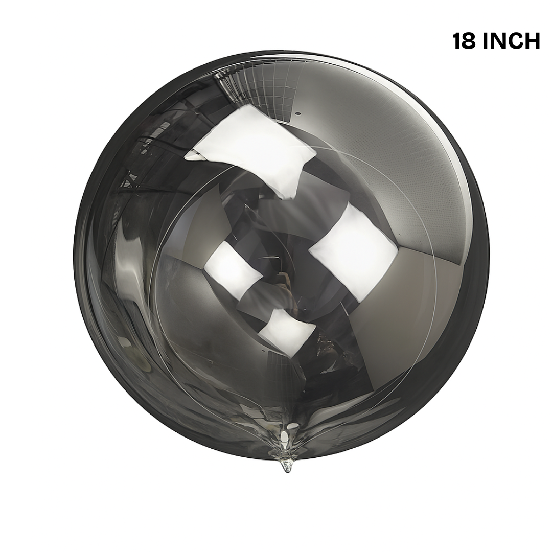 24" & 18" Clear Bubble Balloon – Transparent Party Decoration