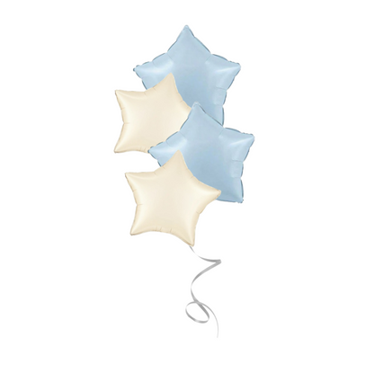 1st Birthday Balloon Bear & Star Baby Boy Blue Girl Pink Deco Party Number 1