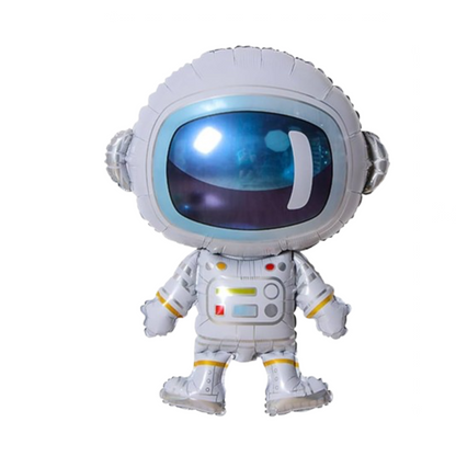 Astronaut Rocket Balloons Set | Space Party Decor | Galaxy Foil Stars spaceman