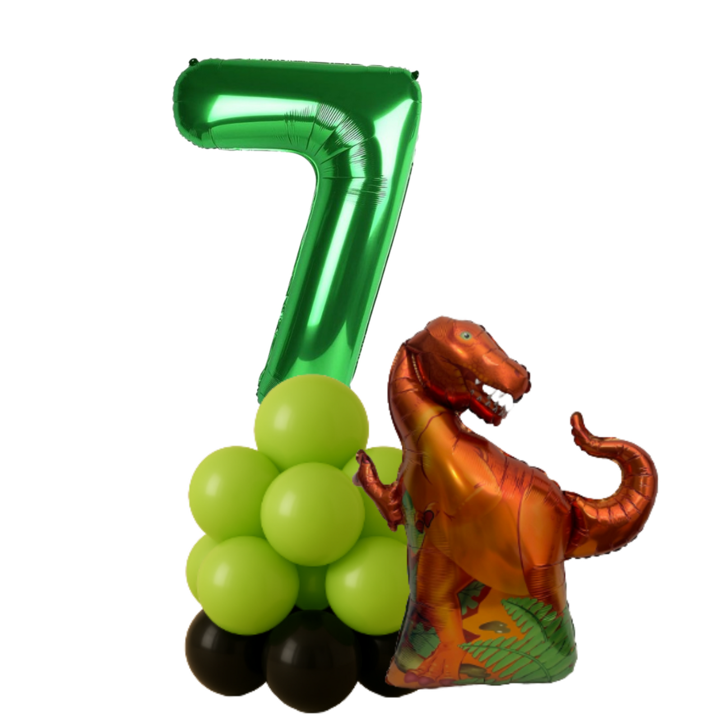 Dinosaur Balloon Display 1st-9th  Birthday Party Decoration for Baby Boy  