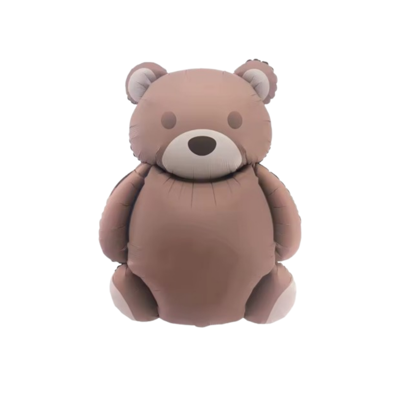 1st Birthday Balloon beige teddy Bear & Star Foil Baby Boy blue Party Decoration
