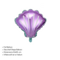 40" Jellyfish Mermaid Balloon Set – Foil Shells & Latex Tail – Party Decorations