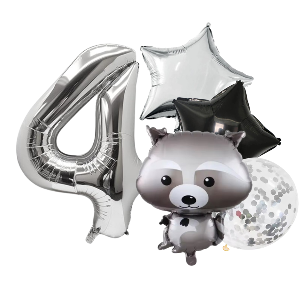40" Number Balloons Foil woodland birthday 1 2 3 4 5 6 7 8 9 0