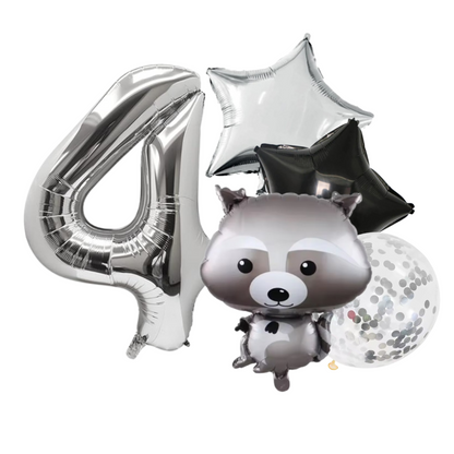 40" Number Balloons Foil woodland birthday 1 2 3 4 5 6 7 8 9 0