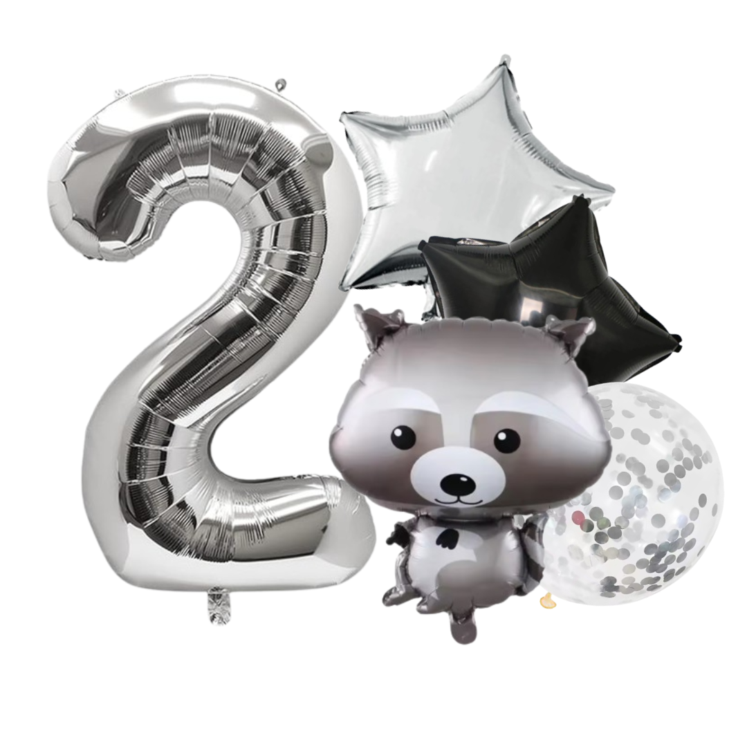 40" Number Balloons Foil woodland birthday 1 2 3 4 5 6 7 8 9 0