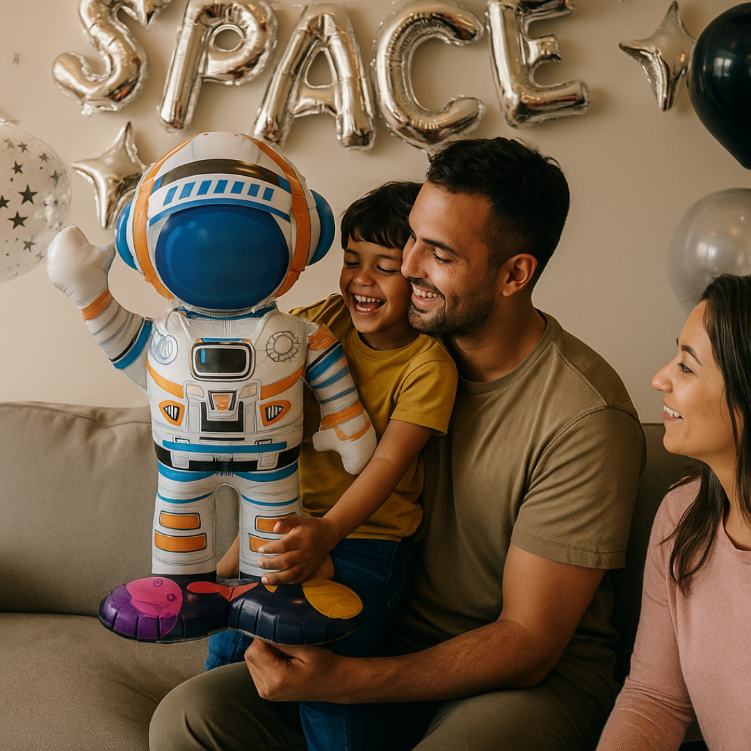  Standing Astronaut Foil Balloon – Galaxy Theme Birthday Party Supply