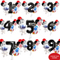 Astronaut Rocket Balloons Set | Space Party Decor | Galaxy Foil Stars spaceman