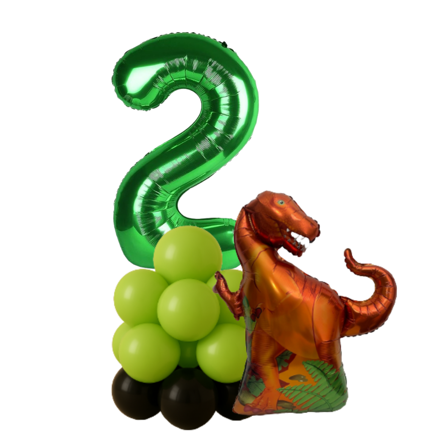 Dinosaur Balloon Display 1st-9th  Birthday Party Decoration for Baby Boy  