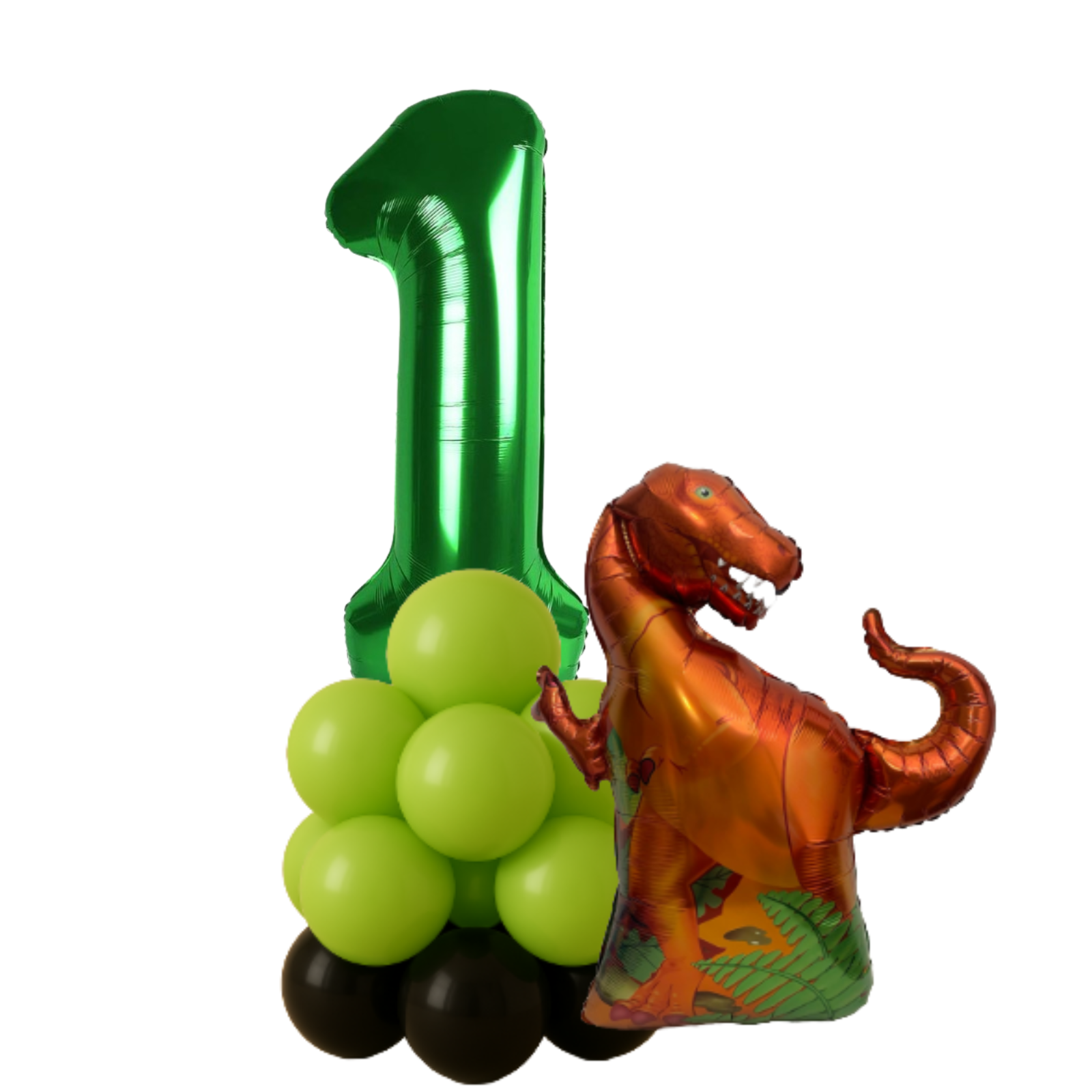 Dinosaur Balloon Display 1st-9th  Birthday Party Decoration for Baby Boy  