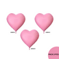 2nd Birthday Girl Decorations Pink Number Balloon Cloud Hearts Party Set