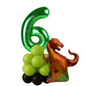 Dinosaur Balloon Display 1st-9th  Birthday Party Decoration for Baby Boy  