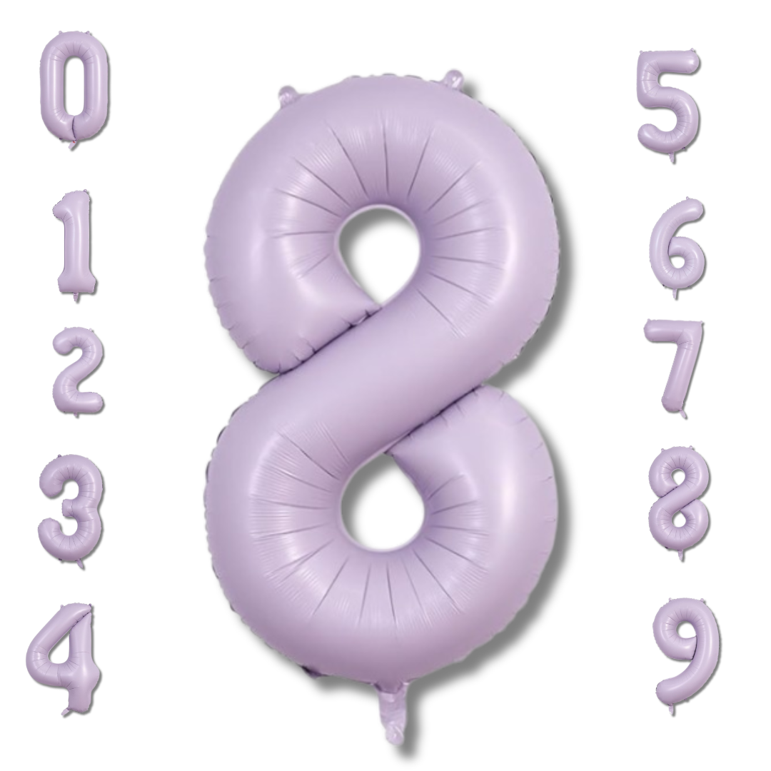 40-Inch Purple Number Balloon – Large Foil Balloon for Birthdays, Anniversaries