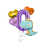 Dinosaur Birthday Balloons Set 1-9 – Foil Number & Dino Party Decorations
