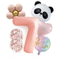 1st -9th Birthday Balloons Girl Set – Panda, Rose Gold Number, Party Decorations