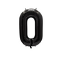 1st Anniversary Balloon Set  Black Number 1 Decoration for Couples, Party Supply