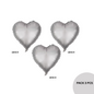 2nd Birthday Girl Decorations Pink Number Balloon Cloud Hearts Party Set