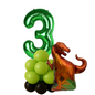 Dinosaur Balloon Display 1st-9th  Birthday Party Decoration for Baby Boy  