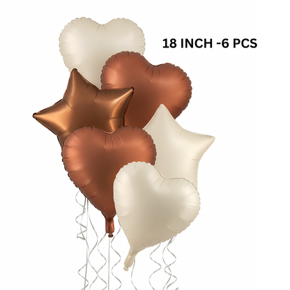 40" Giraffe Number 1 Balloon Set Safari Jungle 1st Birthday Decor Brown & Beige