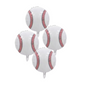 Baseball Foil Balloons – 4 Pack Sports Birthday Party Decorations for Kids UK